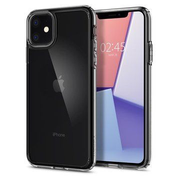 Чохол-накладка Spigen Crystal Hybrid для Apple iPhone 11 Crystal Clear (076CS27086) [600960]