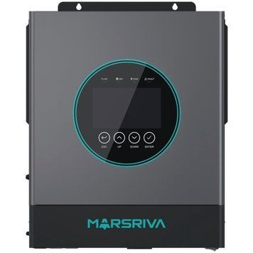 Інвертор Marsriva OFF-G 5.0 kW 230V RS232/RS485 CE PF1 VOL VM III 5,0 кВт TWIN-24 V, з Wi-Fi (MR-SPF5K-LP1-TL20E) [405703]