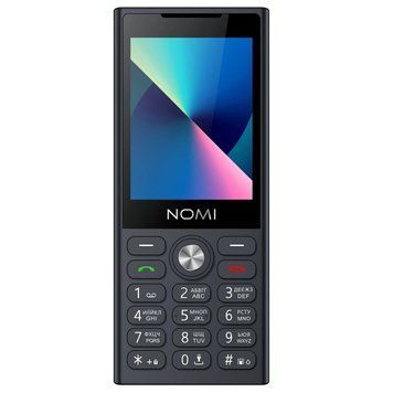 Мобiльний телефон Nomi (i2841 Black) [600360]