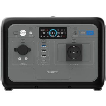 Зарядна станція Oukitel 800Вт (512Вт/г) LiFePo4 UPS, MPPT, PD100 Вт (Р800) [404982]