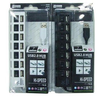 Концентратор USB2.0 Atcom TD1082 7хUSB2.0 (10721) [614640]