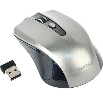Миша бездротова Gembird Black/Grey USB (MUSW-4B-04-BG) [609380]