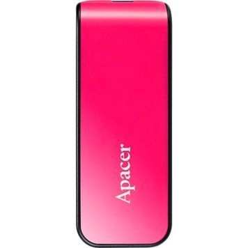 Флеш-накопичувач USB 64GB Apacer AH334 Pink (AP64GAH334P-1) [607077]