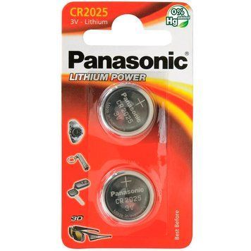 Батарейка Panasonic CR 2025 BL 2шт (CR-2025EL/2B) [617324]