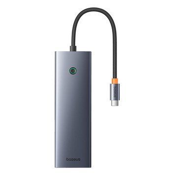 USB-хаб Baseus UltraJoy Series 10-Port HUB Docking Station Space Grey（Type-C to HDMI4K@60Hz*1+VGA*1+USB 3.0*3+PD*1+RJ45*1+SD/TF*1+3.5mm*1） (B0005280C811-00) [806516]
