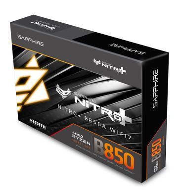Материнcька плата SAPPHIRE NITRO+ B850A WIFI7 sAM5 B850 4xDDR5 M.2 HDMI DP Wi-Fi BT ATX (52123-03-40G) [113260]