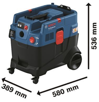 Пилосос професійний Bosch Professional GAS 400 A 1200Вт 240мБар контейнер 40л 14кг (0.601.9M0.020) [105699]