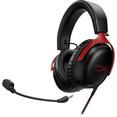 Гарнітура ігрова HyperX Cloud III, mini-jack/USB-A/USB-C, 1.2м/1.3м, чорно-червоний (727A9AA) [107328]