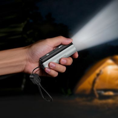 Зовнішній акумулятор BOROFONE BJ87 Star power bank with flashlight and cable(5000mAh) Black (6941991126901) [806544]
