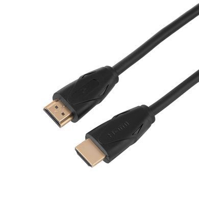 Кабель HDMI (M/M) 2Е 2м, 2.0, Slim High Speed Aluminum, чорний (2EW-1082-2M) [108580]
