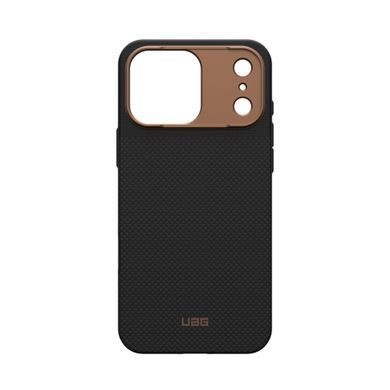 Чохол UAG для iPhone 17 Pro Max, Fibr Armr Magsafe, Kevlar Graphite/Bronze (114554113985) [114134]