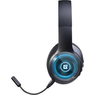 Гарнітура Defender FreeMotion B400 Bluetooth+3,5мм,гнучкий мікрофон, LED, Black (63400) [401844]