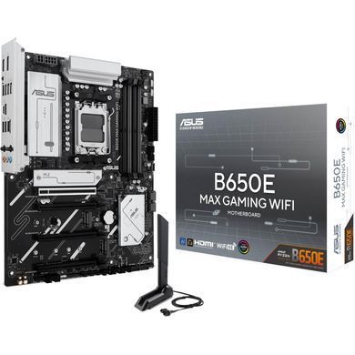 Материнcька плата ASUS B650E MAX GAMING WIFI sAM5 B650 4xDDR5 M.2 HDMI DP Wi-Fi BT ATX (90MB1LD0-M0EAY0) [109214]