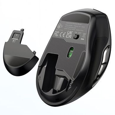 Мишка UGREEN 2.4GHz MU006, бездротова, 4000dpi., 4кн.,Silence Design, Чорна (90545) [404003]