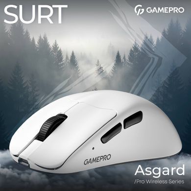 Миша бездротова GamePro Asgard Surt White (GM017W) [612278]