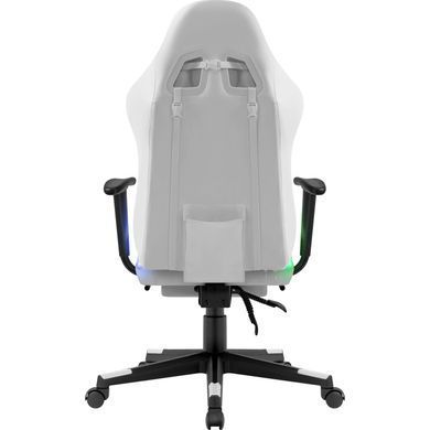Крісло ігрове Defender Watcher, 60мм, Клас 4, RGB ПУ, біле (64336) [401662]