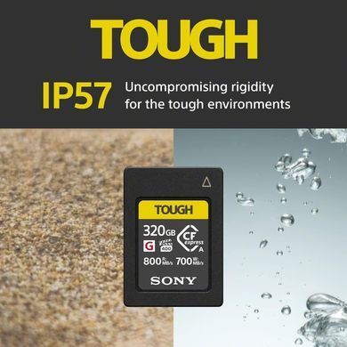 Карта пам'яті Sony CFexpress Type A 320GB R800/W700 Tough (CEAG320T.SYM) [108929]