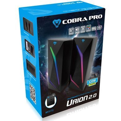 Акустична система 2.0 Media-Tech COBRA PRO URION Bluetooth Gaming 8Вт., LED Light (MT3172) [405176]