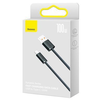Кабель Baseus Dynamic Series Fast Charging Data Cable USB to Type-C 100W 2m Slate Gray (CALD000716) [802245]