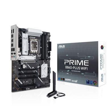 Материнcька плата ASUS PRIME B860-PLUS WIFI s1851 B860 4xDDR5 M.2 DP HDMI Wi-Fi BT ATX (90MB1K50-M0EAY0) [109174]