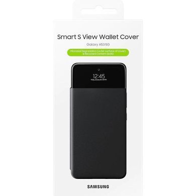 Чохол-книжка Samsung S View Wallet Cover для Samsung Galaxy A53 SM-A536 Black (EF-EA536PBEGRU) [602412]