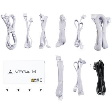 БЖ 750W Chieftec VEGA M ATX 3.1 135mm, 80+ Gold, Fully modular, WHITE, Retail (PPG-750-CW) [403910]
