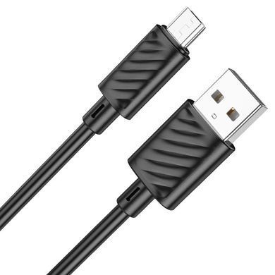 Кабель HOCO X88 Gratified charging data cable for Micro Black (6931474783325) [802385]