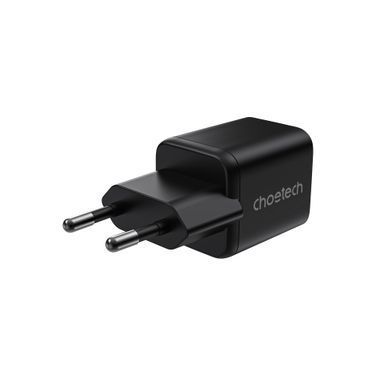 Мережевий зарядний пристрій Choetech (USB-C+USB-A) Black (PD5012-EU-BK) [619602]