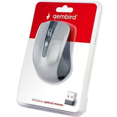 Миша бездротова Gembird Black/Grey USB (MUSW-4B-04-BG) [609380]