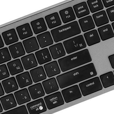 Клавіатура мембрана Keychron B6 Pro, USB/WL/BT, space gray (B6P-K1-UA) [103665]