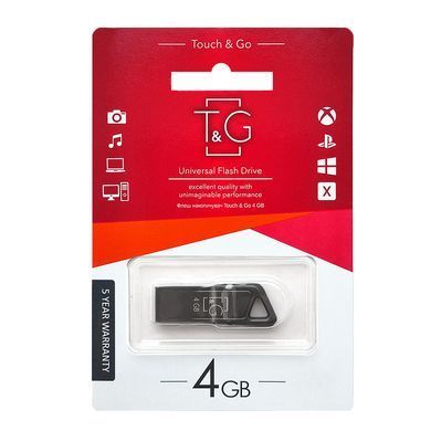 Флеш-накопичувач USB 4GB T&G 114 Metal Series (TG114-4G) [607196]