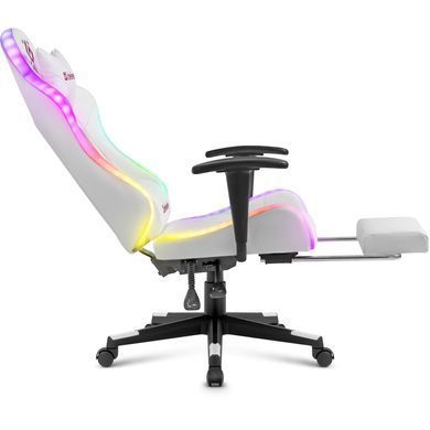 Крісло ігрове Defender Watcher, 60мм, Клас 4, RGB ПУ, біле (64336) [401662]