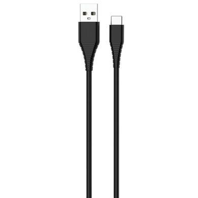 Кабель ColorWay USB-USB Type-C (PVC), 2.4А, 1м, Black (CW-CBUC026-BK) [618682]