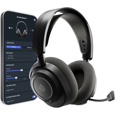 Ігрова гарнітура SteelSeries Arctis Nova 7P Gen 2 Wireless Black PC/PS/SW/MAC/MOB (61744) [404495]