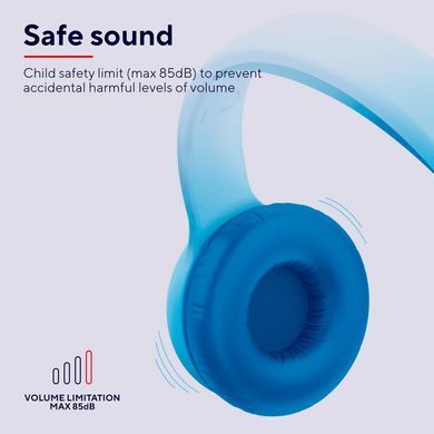 Навушники On-ear Trust Nouna Kids, Wireless, Mic, Синій (25275_TRUST) [107485]