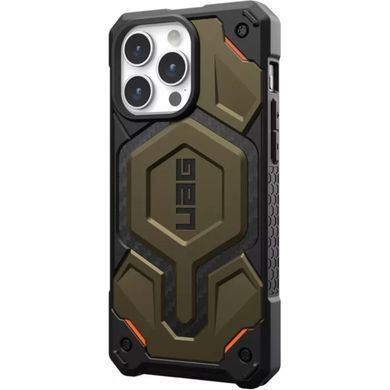 Чохол-накладка Urban Armor Gear Monarch Pro Magsafe для Apple iPhone 15 Pro Max Carbon Elemental Green (11422211427B) [614859]