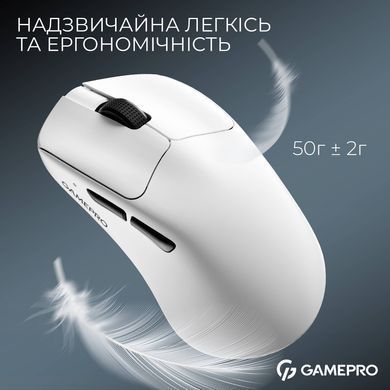 Миша бездротова GamePro Asgard Surt White (GM017W) [612278]