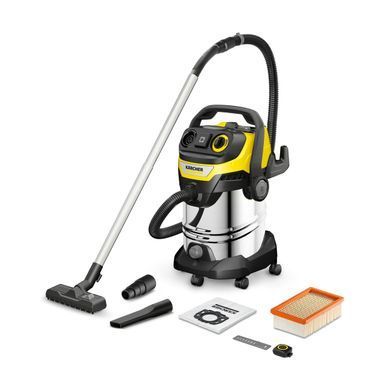 Пилосос професійний Karcher WD 7 Control P S 30/6/35/T 1400Вт 290мБар контейнер 30л 8.7кг (1.628-385.0) [114374]