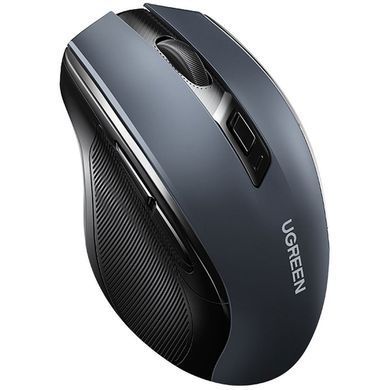 Мишка UGREEN 2.4GHz MU006, бездротова, 4000dpi., 4кн.,Silence Design, Чорна (90545) [404003]