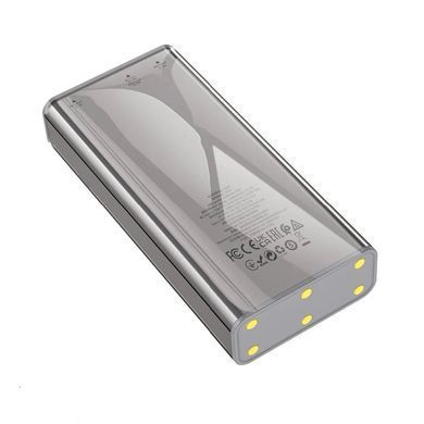 Зовнішній акумулятор HOCO J103A Discovery edition 22.5W fully compatible power bank(20000mAh) Gray (6931474788948) [806311]