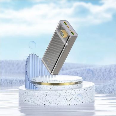 Зовнішній акумулятор HOCO J103A Discovery edition 22.5W fully compatible power bank(20000mAh) Gray (6931474788948) [806311]