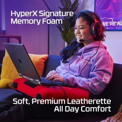 Гарнітура ігрова HyperX Cloud III, mini-jack/USB-A/USB-C, 1.2м/1.3м, чорно-червоний (727A9AA) [107328]