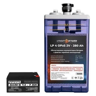 Акумуляторна батарея LP 40OPzS 2V - 280 Ah (LP15009) [900076]