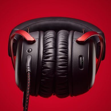 Гарнітура ігрова HyperX Cloud III, mini-jack/USB-A/USB-C, 1.2м/1.3м, чорно-червоний (727A9AA) [107328]