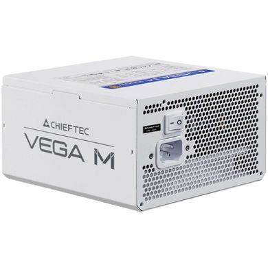 БЖ 750W Chieftec VEGA M ATX 3.1 135mm, 80+ Gold, Fully modular, WHITE, Retail (PPG-750-CW) [403910]