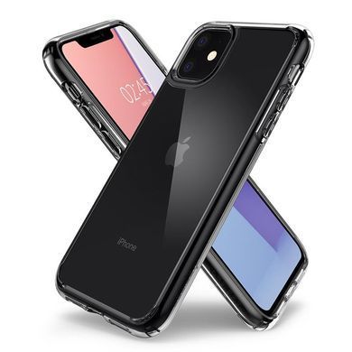 Чохол-накладка Spigen Crystal Hybrid для Apple iPhone 11 Crystal Clear (076CS27086) [600960]