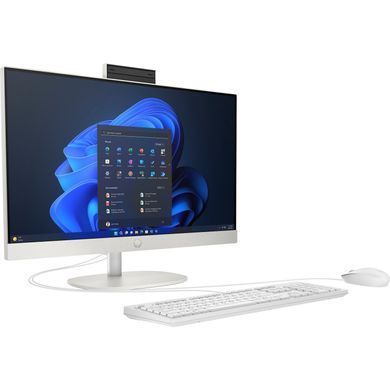 Моноблок 23.8'' HP ProOne 240 G10 i3-N300/16Gb/SSD512Gb/Cam/K&M/WiFi/DOS/Shell White/3y.w (A55B6ET) [405071]