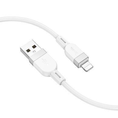 Кабель HOCO X109 Energy silicone charging data cable iP (L=1M) White (6942007636216) [803649]