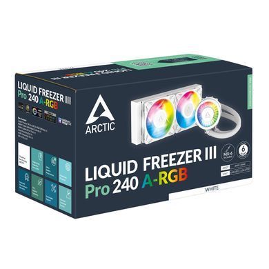 Система водяного охолодження Arctic Liquid Freezer III Pro 240 A-RGB White (ACFRE00186A) [616332]
