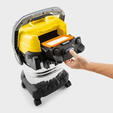 Пилосос професійний Karcher WD 7 Control P S 30/6/35/T 1400Вт 290мБар контейнер 30л 8.7кг (1.628-385.0) [114374]